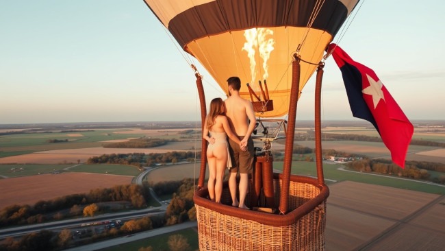 Naakt In Luchtballon