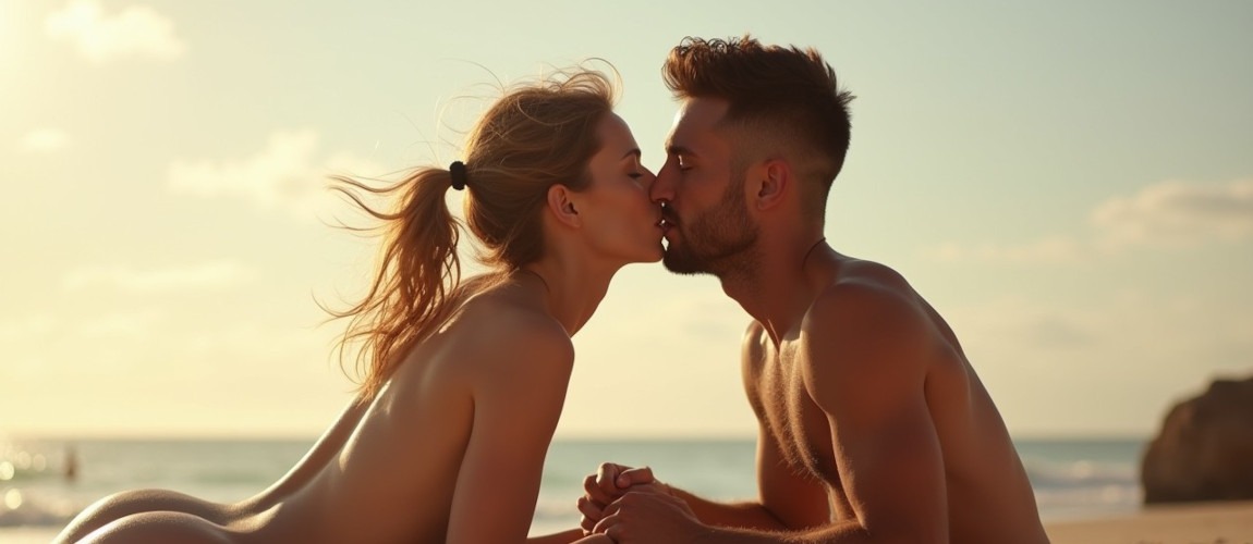 Sex Op Het Naakt Strand